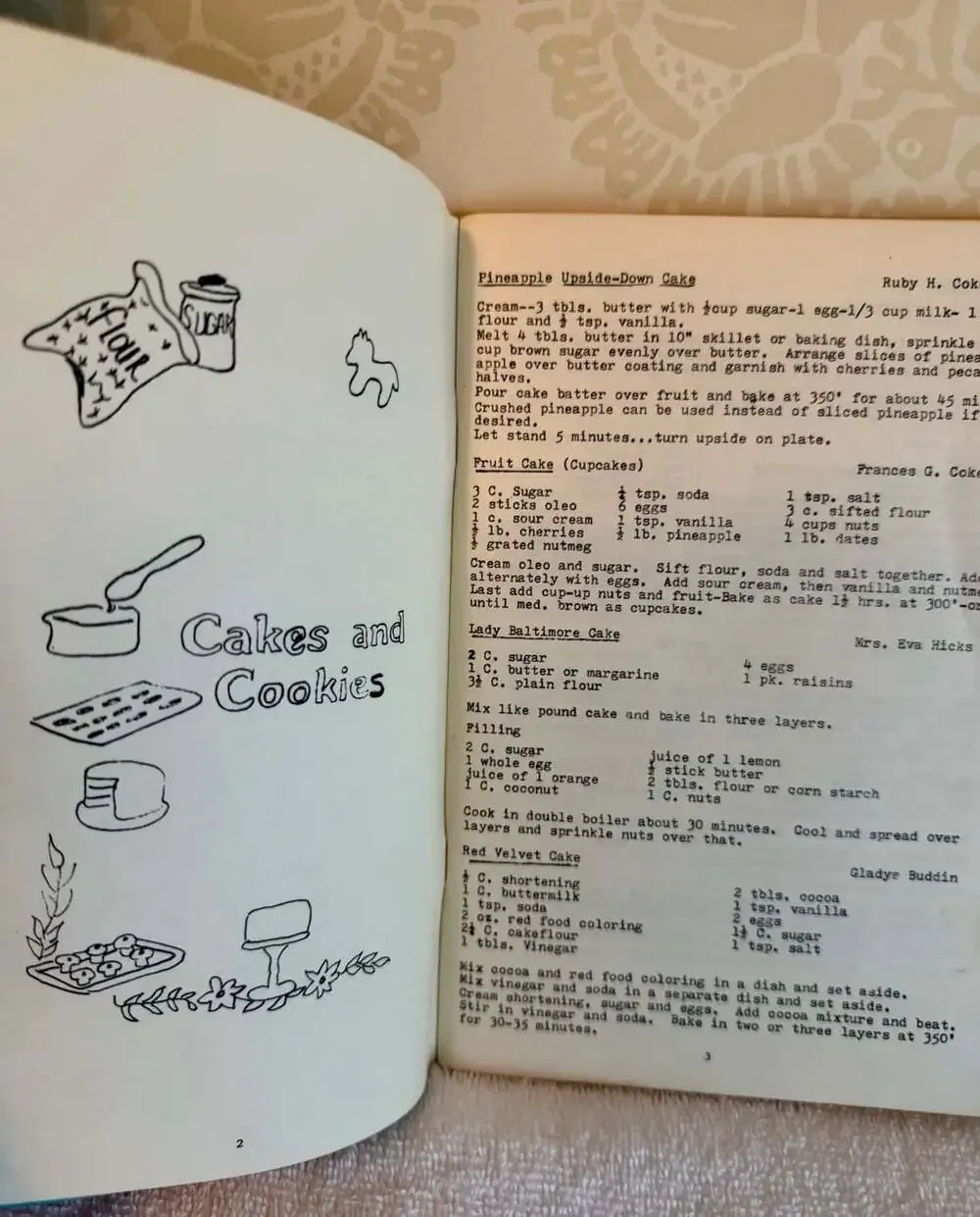 Rare Old South Secrets from Puddin’ Swamp SC Community Cookbook Turbeville
